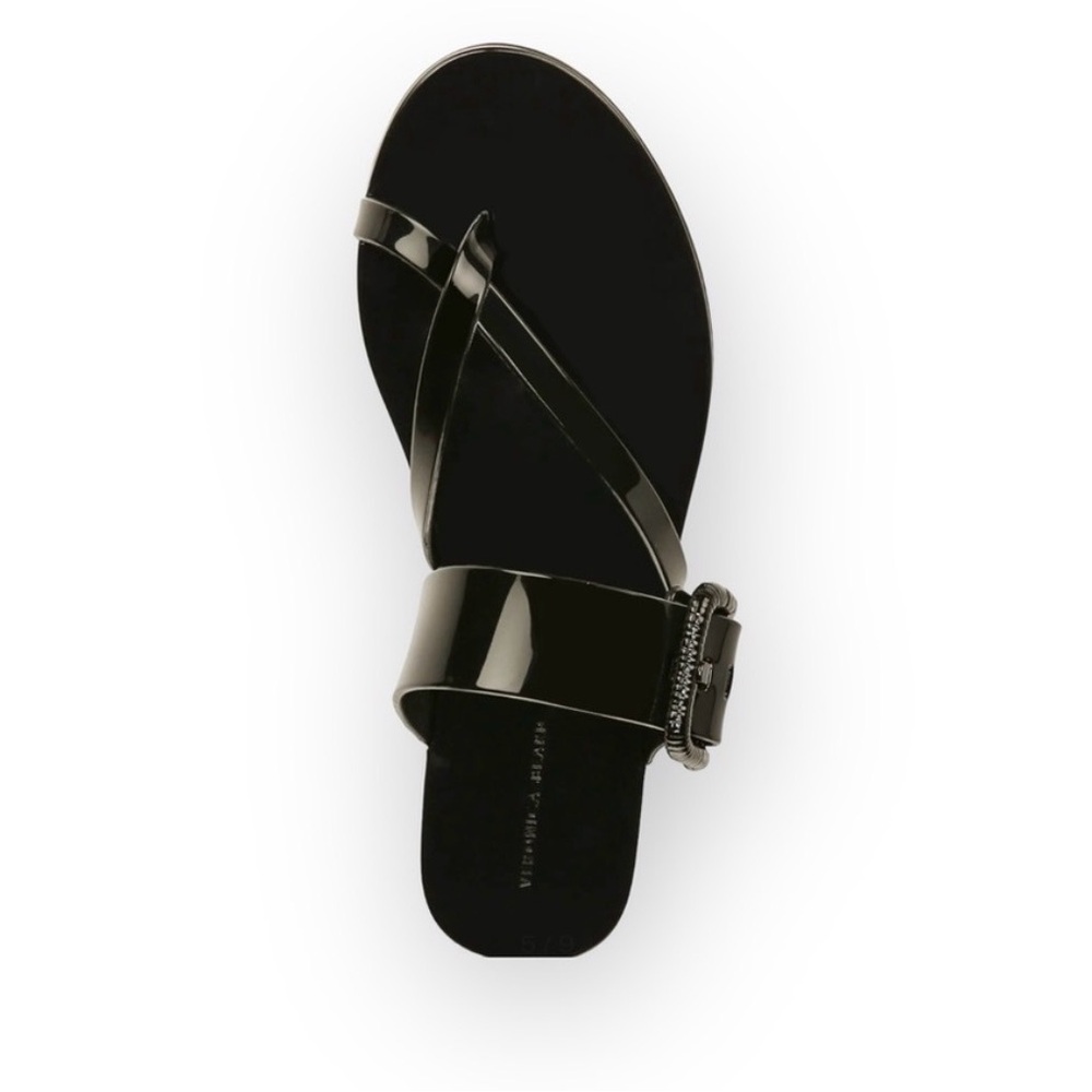 Veronica Beard Black Salva Jelly Sandal size 7M